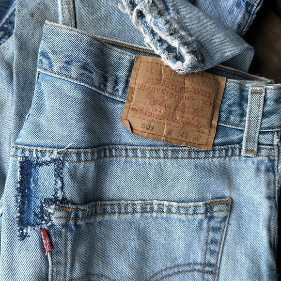 Lot of 14 Vintage Levi’s 501 & 501xx Project/Damaged - Picture 14 of 14